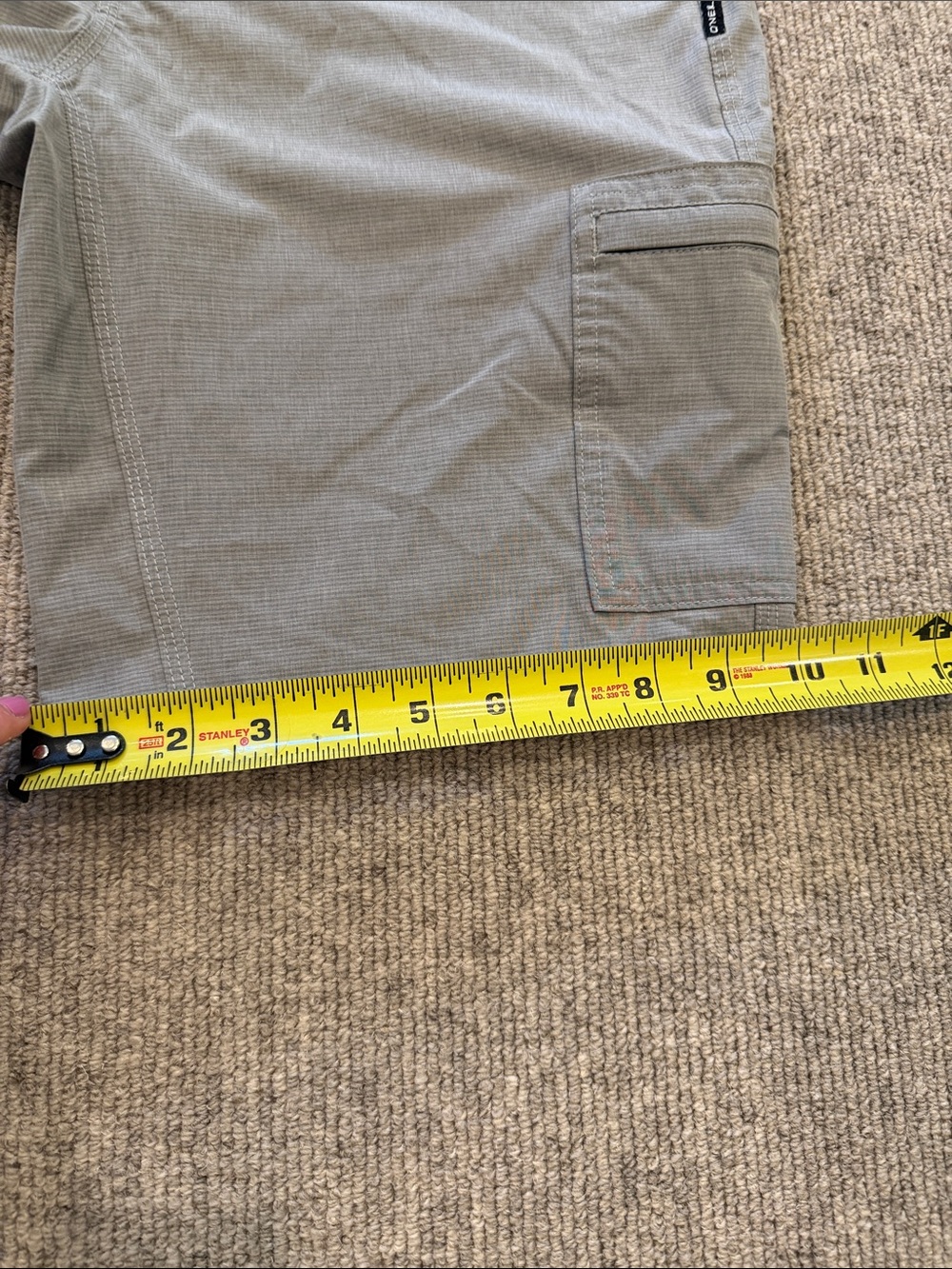 O'NEILL CROSSOVER HYBRID LIGHTWEIGHT MENS GRAY CARGO BOARD SHORTS SIZE 30 WAIST - Picture 13 of 14